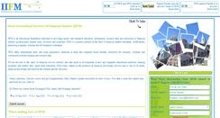 Desktop Screenshot of iifm.co.in